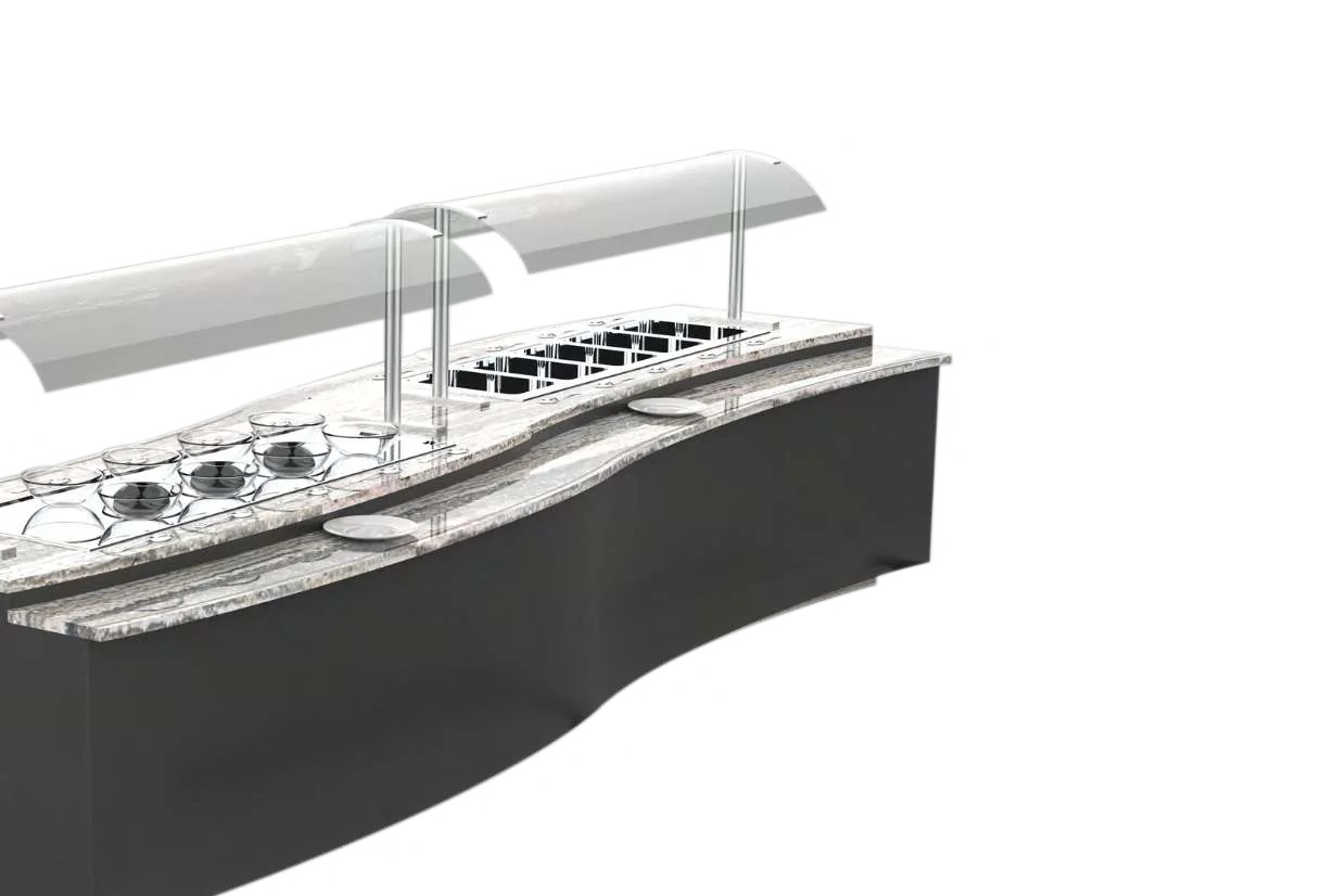 Buffet counter render