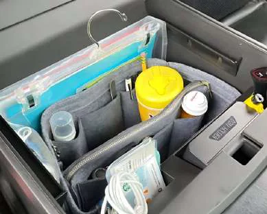 Cluttered car organiser