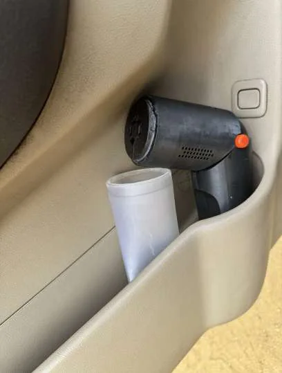 Dasox in door pocket